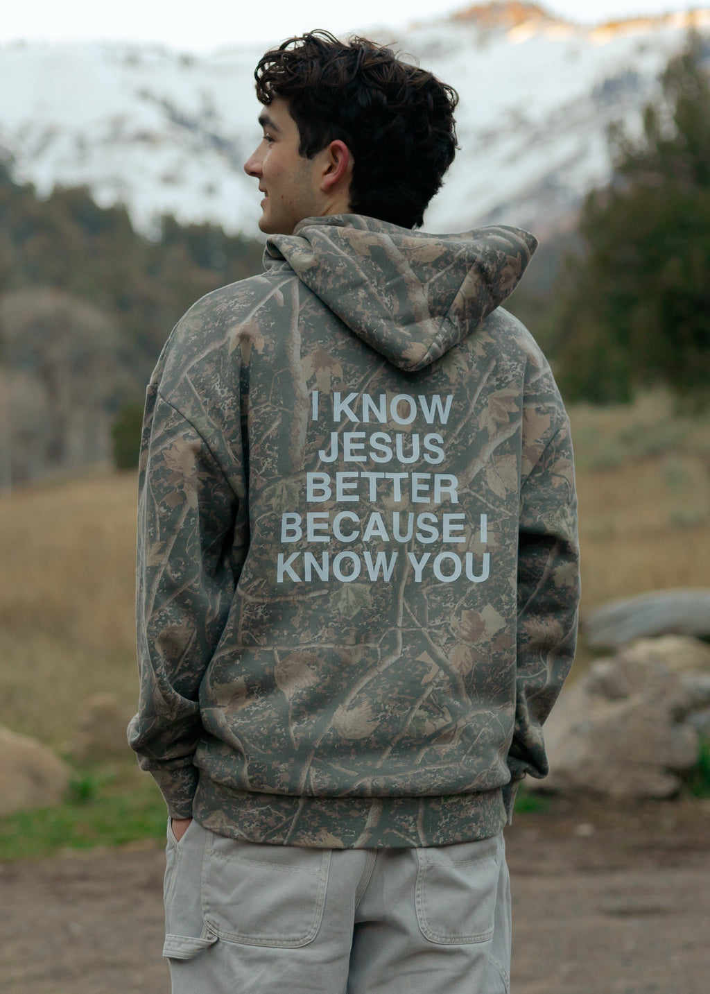 I Know Jesus Better Hoodie - Camo