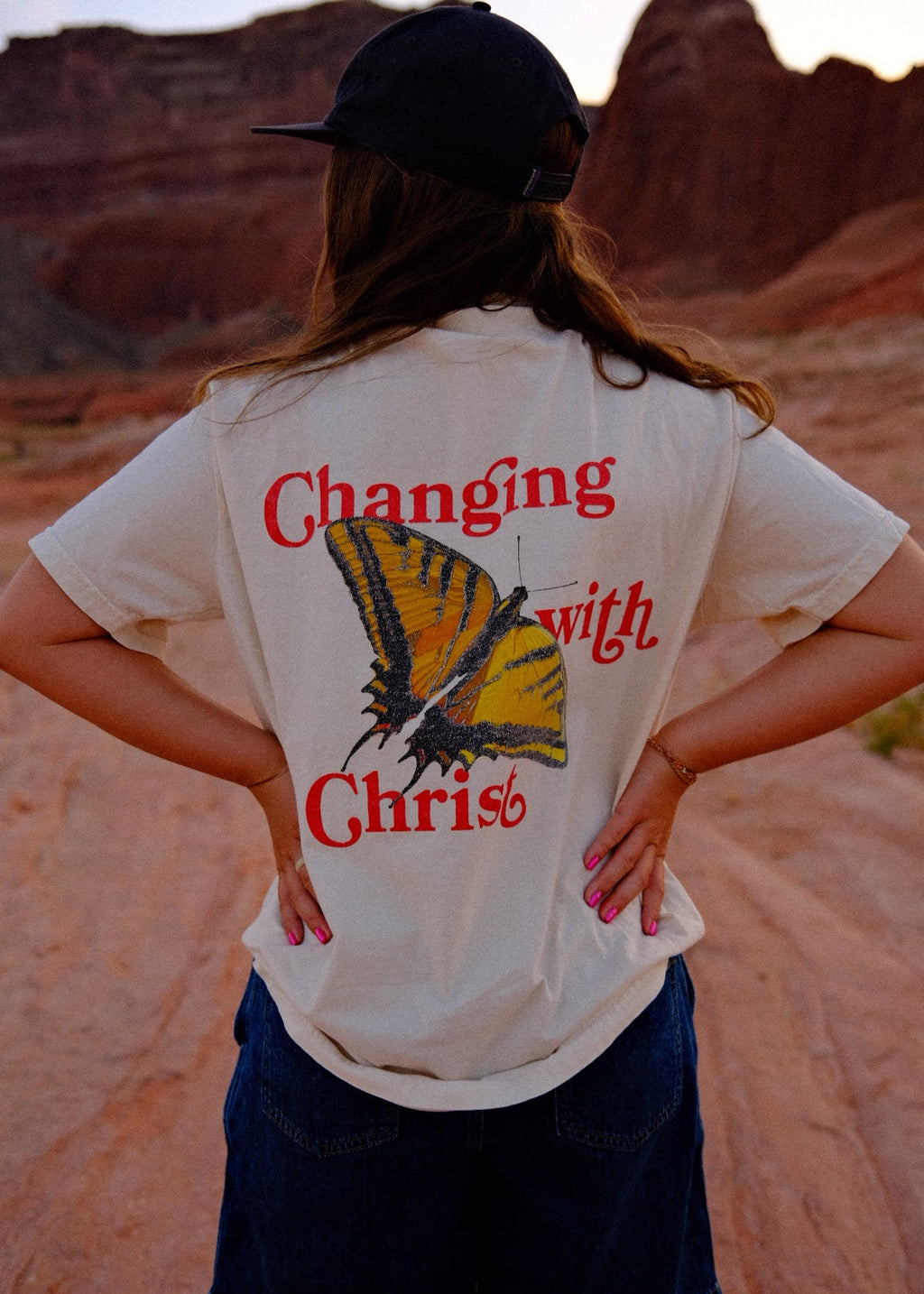 Changing with Christ Yellow Butterfly