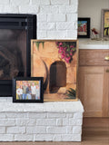 Large Empty Tomb Print in gold frame.